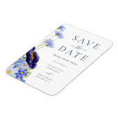 Elegante Summer Floral Wedding Magnet (Linke Seite)