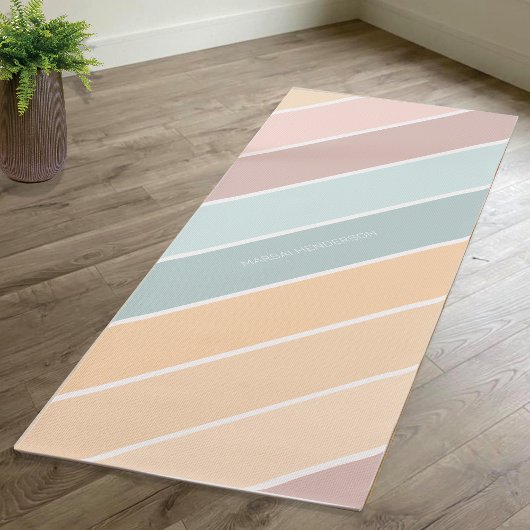 Elegante Summer Vibe Creamy Colors Yogamatte