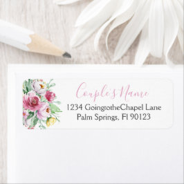 Elegante Summer Watercolor Floral Wedding