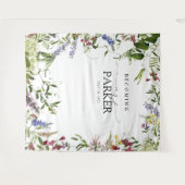 Elegante Summer Wildblume Shower Foto Bänder Wandteppich (Vorderseite (Horizontal))