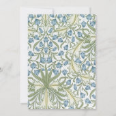 Elegante Summer Wildblumen - Abschluss Einladung (Rückseite)