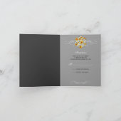 Elegante Sunflowers Daisies Bouquet UAWG Einladung (Innenseite)