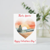 Elegante Sunset Valentine Toskana Italien Postkarte (Stehend Vorderseite)