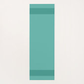 Elegante Swans & Monogram auf Aquamariner Yoga Mat Yogamatte (Rückseite)