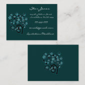 Elegante Swirl Business Card - Individuell angepas Visitenkarte (Vorne/Hinten)