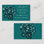 Elegante Swirl Business Card - Kust.. - Individuel Visitenkarte (Vorne/Hinten)