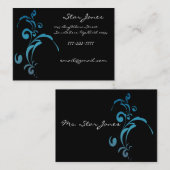 Elegante Swirl Business Card - - Visitenkarte (Vorne/Hinten)