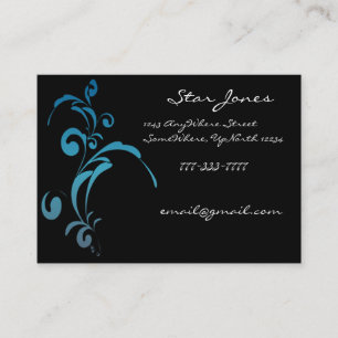 Elegante Swirl Business Card - - Visitenkarte