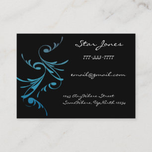 Elegante Swirl Business Card - Visitenkarte