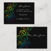 Elegante Swirl Business Card - Visitenkarte (Vorne/Hinten)