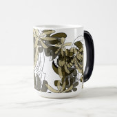Elegante Swirl Design-Tasse Verwandlungstasse (VorderseiteRechts)