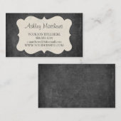 Elegante Tafel-Visitenkarten Visitenkarte (Vorne/Hinten)