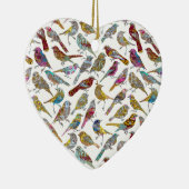 Elegante Tanzen-Chicvögel Keramikornament (Rechts)