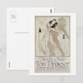 Elegante Tänzer, Werbung, Vintag Postkarte (Vorne/Hinten)