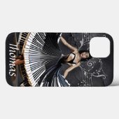 Elegante Tänzerin Case-Mate iPhone Hülle (Rückseite (Horizontal))