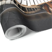 Elegante Tänzerin Geschenkpapier (Rolleneckpunkt)