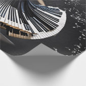 Elegante Tänzerin Geschenkpapier (Ecke)