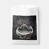 Elegante Tänzerin Geschenktütchen (Vorderseite)