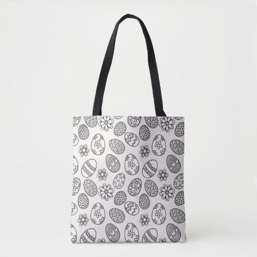 Elegante Taschen-Tasche des Osterei-Blumenmuster-| Tasche (Vorderseite)