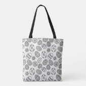 Elegante Taschen-Tasche des Osterei-Blumenmuster-| Tasche (Rückseite)