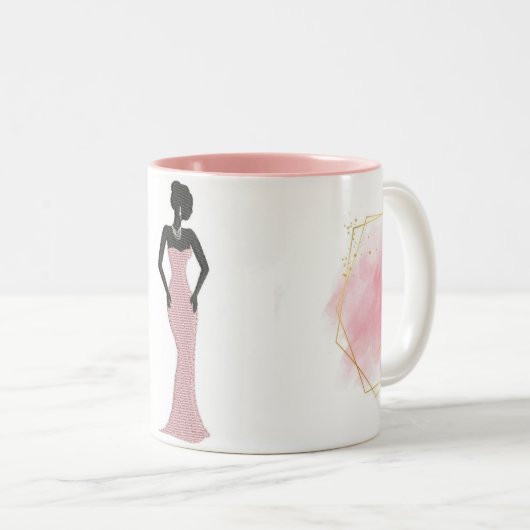 Elegante Tasse (VorderseiteRechts)