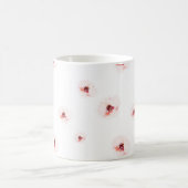 Elegante Tasse des Blumenkaffees (Mittel)