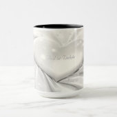 Elegante Tasse des Cremes (Zentrum)