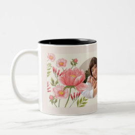 "Elegante Tasse des Muttertags mit Wasserfarbe - E