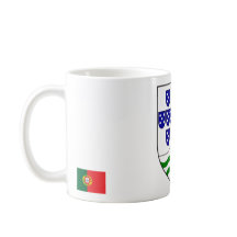 Elegante Tasse mit dem Wappen von India Portuguesa