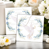 Elegante Tauben- und Olivenöl-Blätter Hochzeit Sic