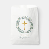 Elegante Taufe Fvor Bag | Religionsfeier Geschenktütchen (Vorderseite)