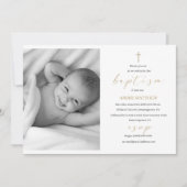 Elegante Taufe Kulturelle Veranstaltung benutzerde Einladung (Vorderseite)