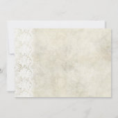 Elegante Taufe Kulturelle Veranstaltung benutzerde Einladung (Rückseite)