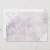 Elegante Taufe Kulturelle Veranstaltung benutzerde Einladung (Rückseite)