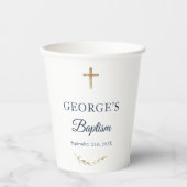 Elegante Taufe Religiöse Veranstaltung Pappbecher (Vorderseite)