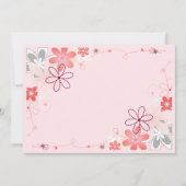 Elegante TAUFEereignis-Einladung Einladung (Rückseite)