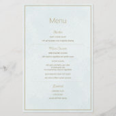 Elegante Taufkarte für Baby (Rückseite)