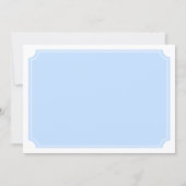 Elegante Tea Party Einladung (Rückseite)