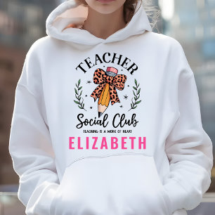 Elegante Teacher Social Club Sweatshirt