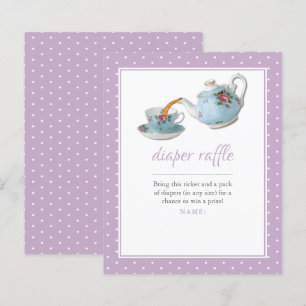 Elegante Teacup Babydusche Tee Party Windelwanne
