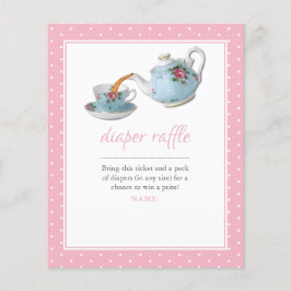 Elegante Teacup Babydusche Tee Party Windelwanne