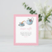 Elegante Teacup Babydusche Tee Party Windelwanne (Stehend Vorderseite)