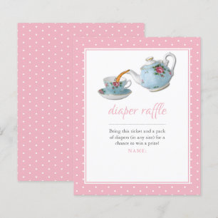 Elegante Teacup Babydusche Tee Party Windelwanne