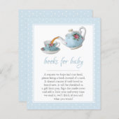 Elegante Teacups Kinderdusche Tee Party Buchanfrag (Vorne/Hinten)