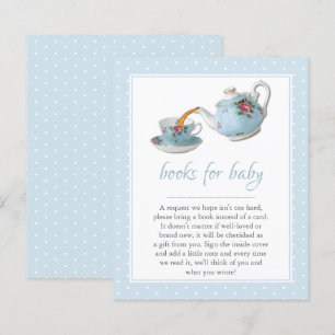 Elegante Teacups Kinderdusche Tee Party Buchanfrag