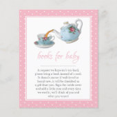 Elegante Teacups Kinderdusche Tee Party Buchanfrag (Vorderseite)