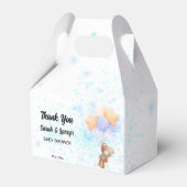 elegante Teddy-Bär-Dusche Geschenkschachtel (Vorderseite)
