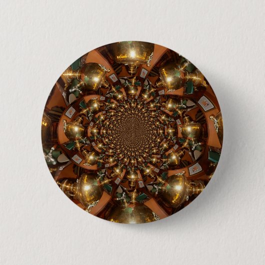 Elegante Teekultur - Vintage Samovars Button (Vorderseite)