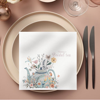 Elegante Teeparty Brautparty Serviette