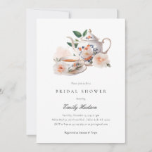 Elegante Teeparty-Hochzeitsdusche